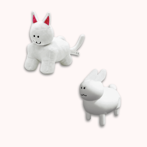 Roblox Gubby and Roblox Classic Cat Plush
